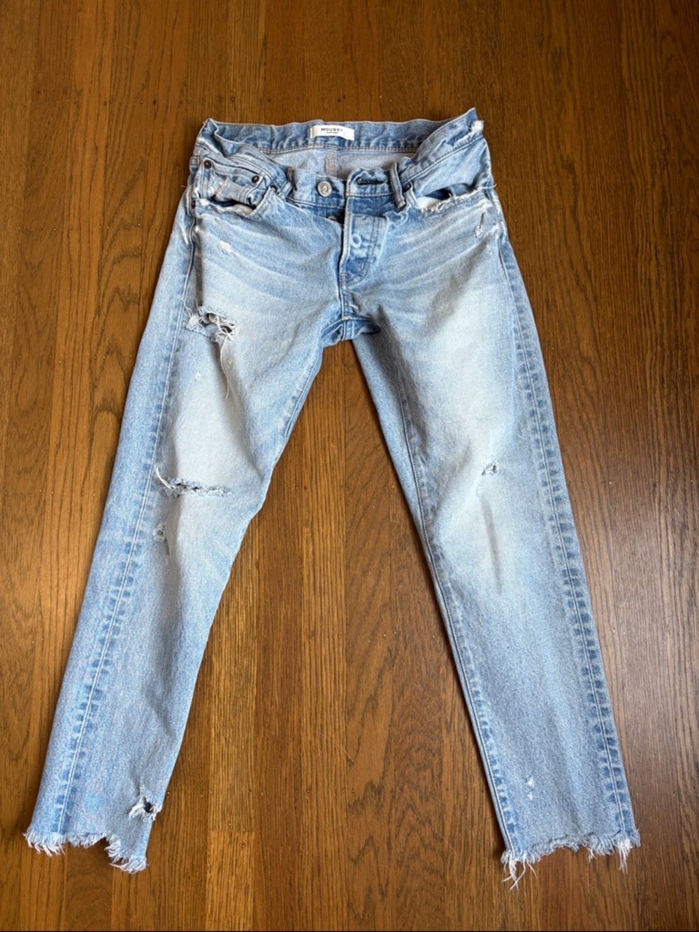 Moussy vintage jeans Kelley Tapered Straight Leg size 26